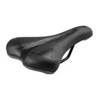 FORCE bicycle saddle sure black-silver 20004