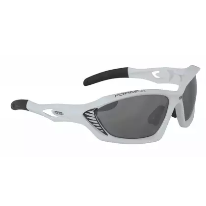 FORCE bicycle/sports glasses MAX white-black 90982