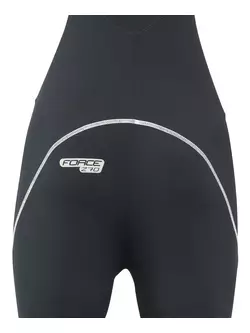 FORCE bike trousers on suspenders Z70 black 90038-L