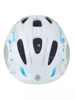 FORCE children's bicycle helmet  FUN FLOWERS White9022460