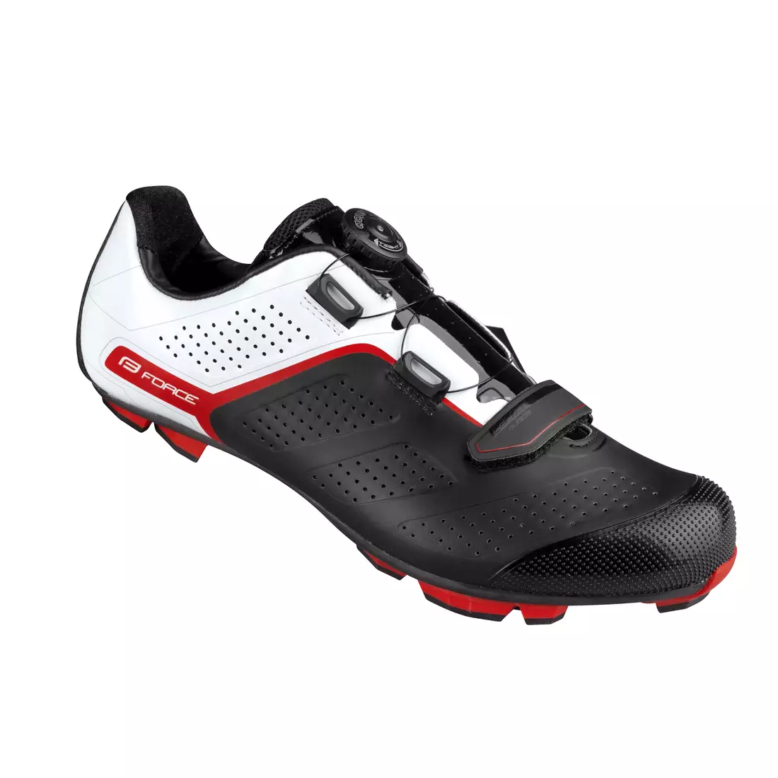 FORCE cycling shoes MTB DEVIL PRO CARBON black and white 94004