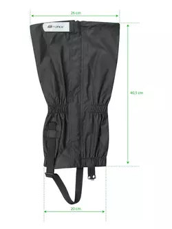 FORCE protectors/gaiters for bicycle shoes ski ripstop 90621