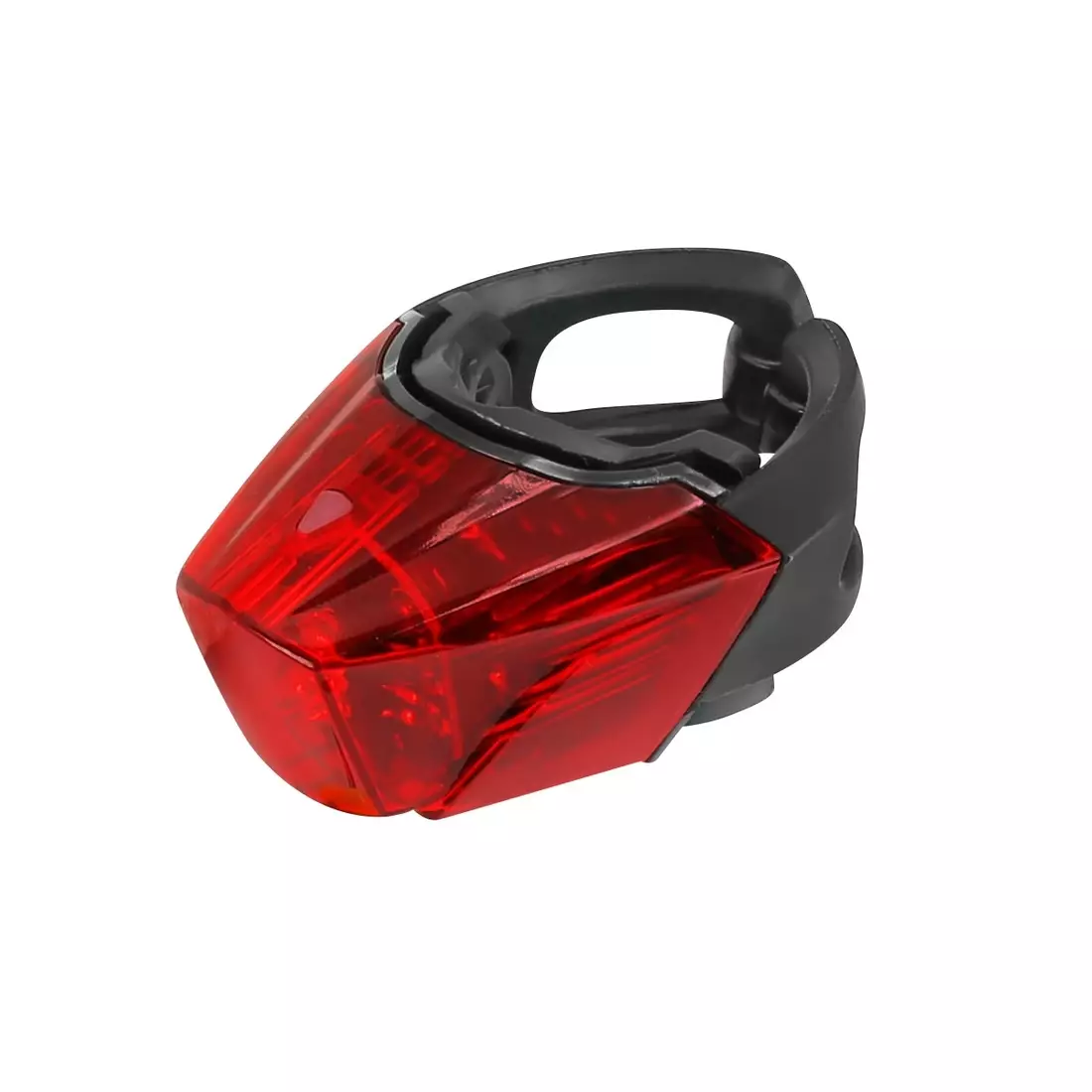 FORCE rear bicycle light crystal 3-LEDs USB 45381