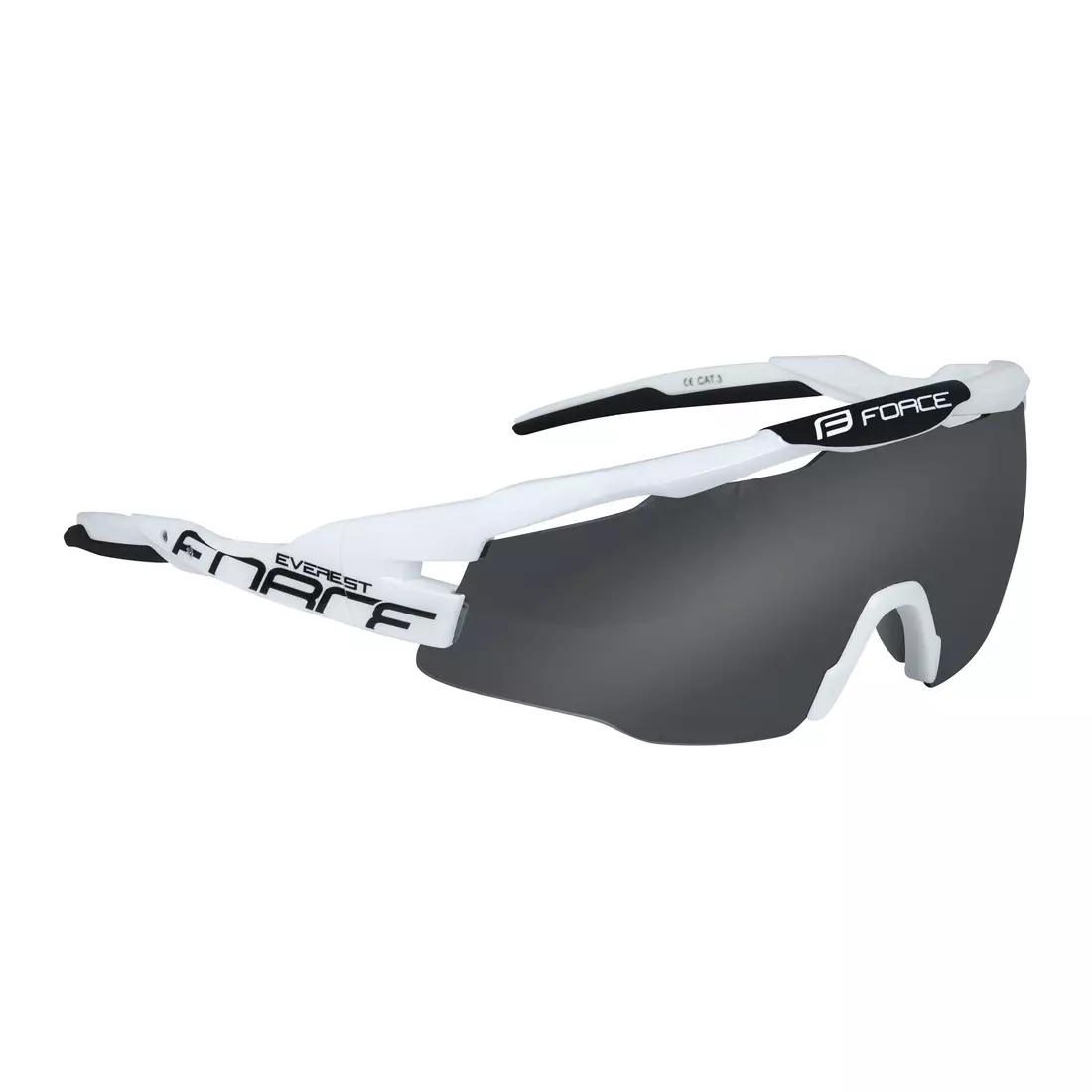 FORCE sports glasses with replaceable lenses everest white 91091