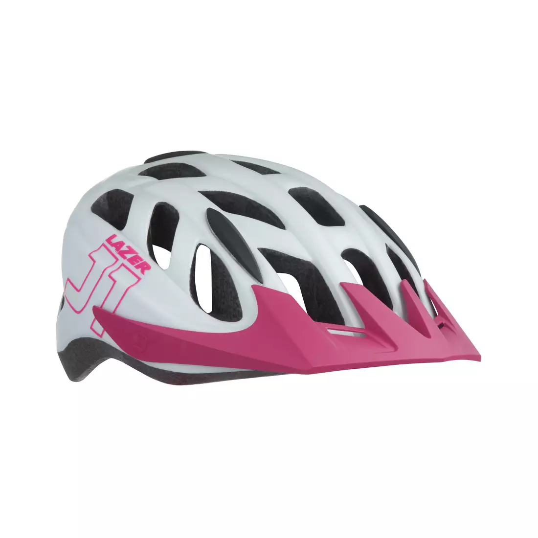 LAZER children's/junior bicycle helmet j1 matte white pink BLC2197885185