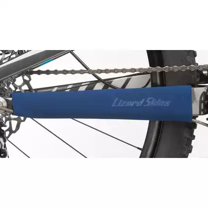 LIZARDSKINS bicycle frame cover large neoprene chainstay protector blue