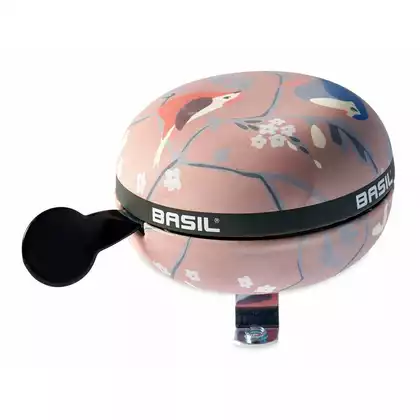 Bicycle bell BASIL BIG BELL WANDERLUST 80mm, orchid pink BAS-50441