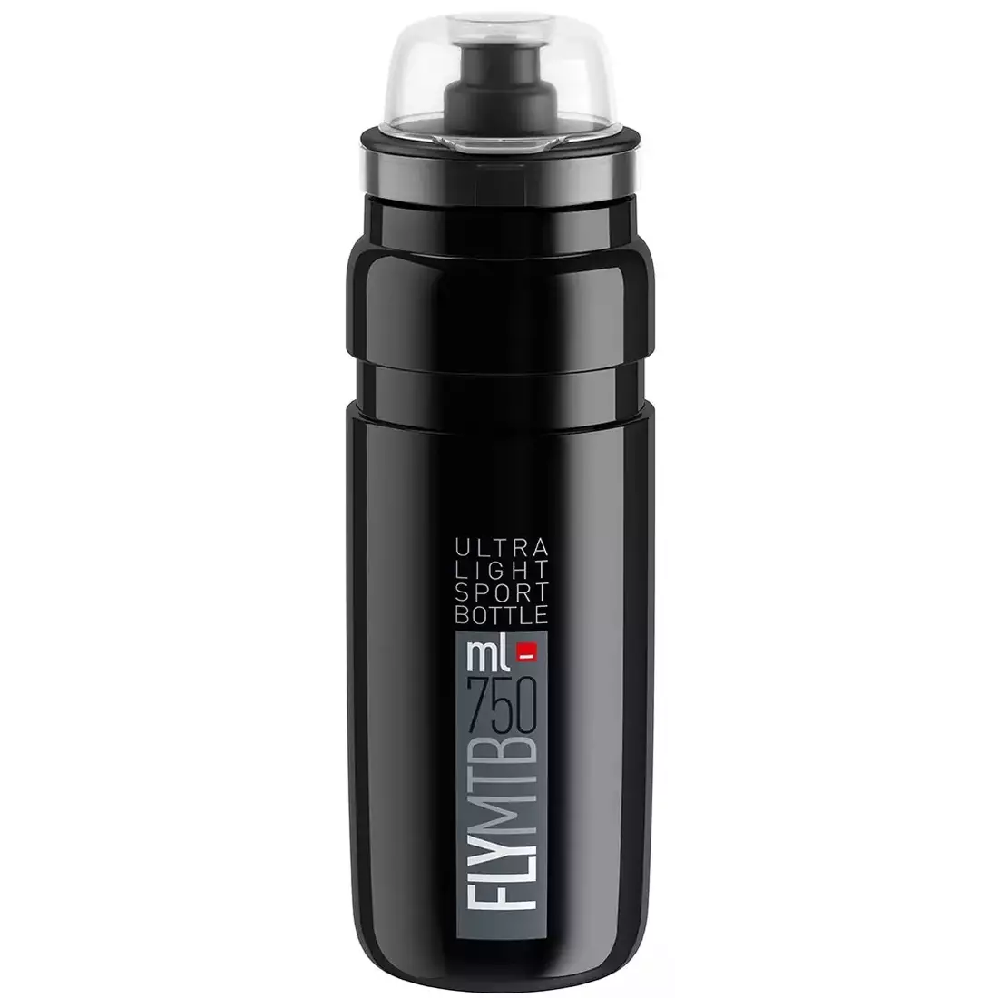 ELITE FLY MTB Bicycle water bottle 750ml, black-gray