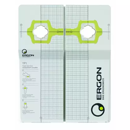 ERGON TP1 CLEAT TOOL CRANK BROTHERS template for setting Crank Brothers blocks ER-48000010