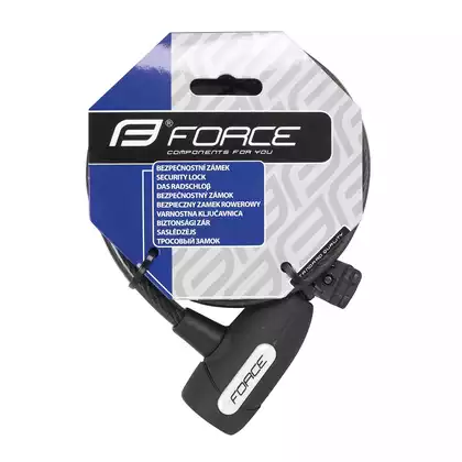 FORCE bicycle lock lux 150cm/10mm 49132