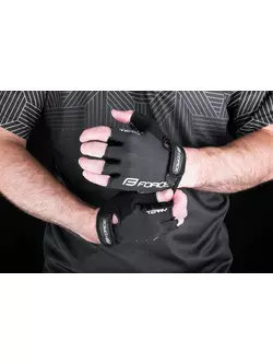 FORCE Bicycle gloves terry black 90549-XXL