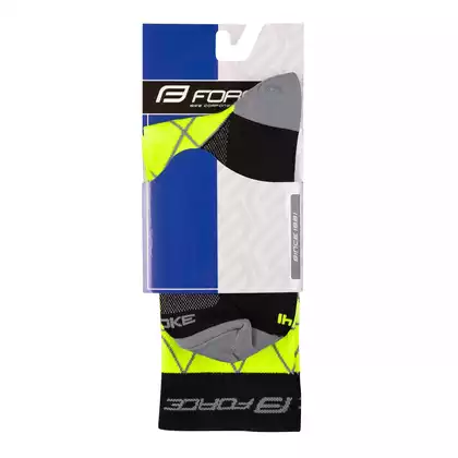 FORCE high sports socks evoke fluor-black 9009122