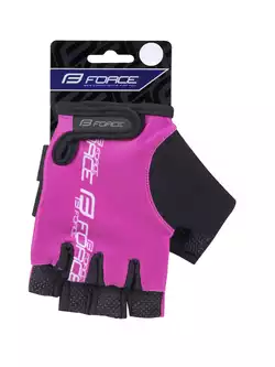 FORCE KID Children's cycling gloves, pink