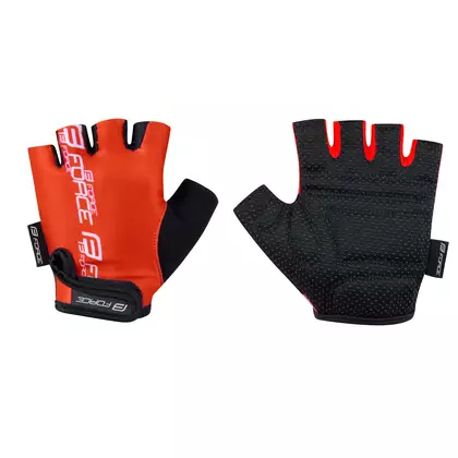 FORCE KID kids cycling gloves, red