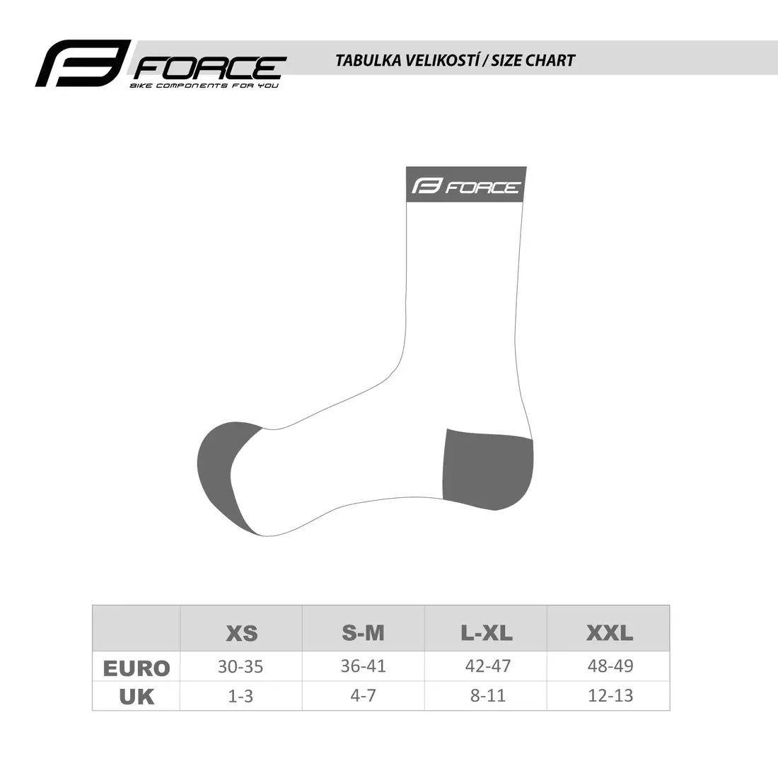 FORCE LONG PRO Sports socks black-grey 9009052