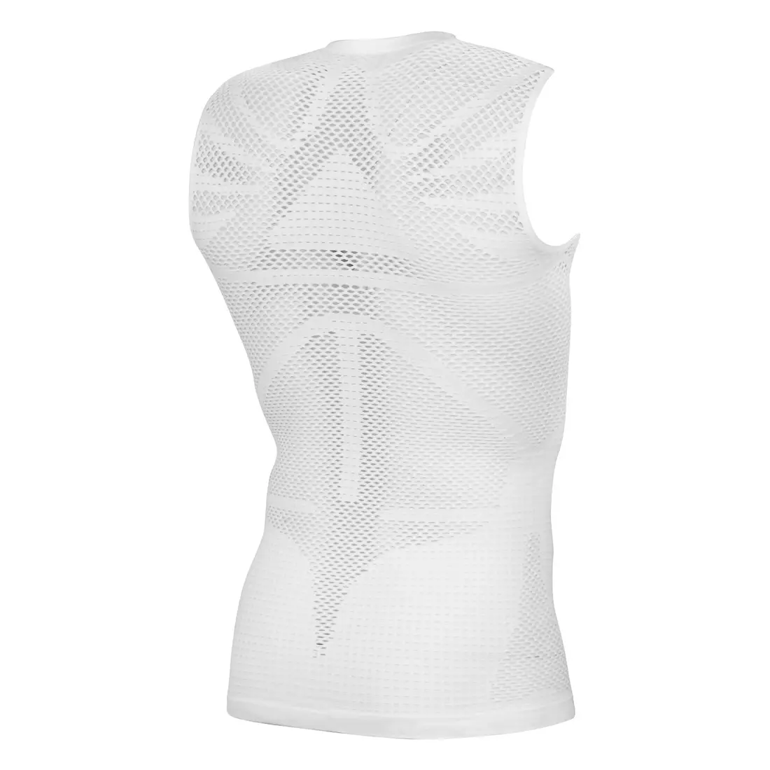 FORCE TROPIC Men's sports sweatshirt, sleeveless, white 903402