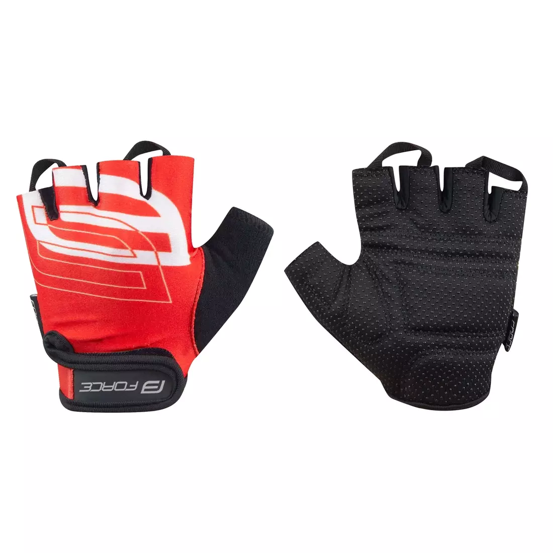 FORCE bicycle gloves sport red 905571-S