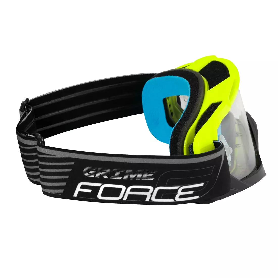 FORCE bicycle goggles downhill grime fluor-black 90893