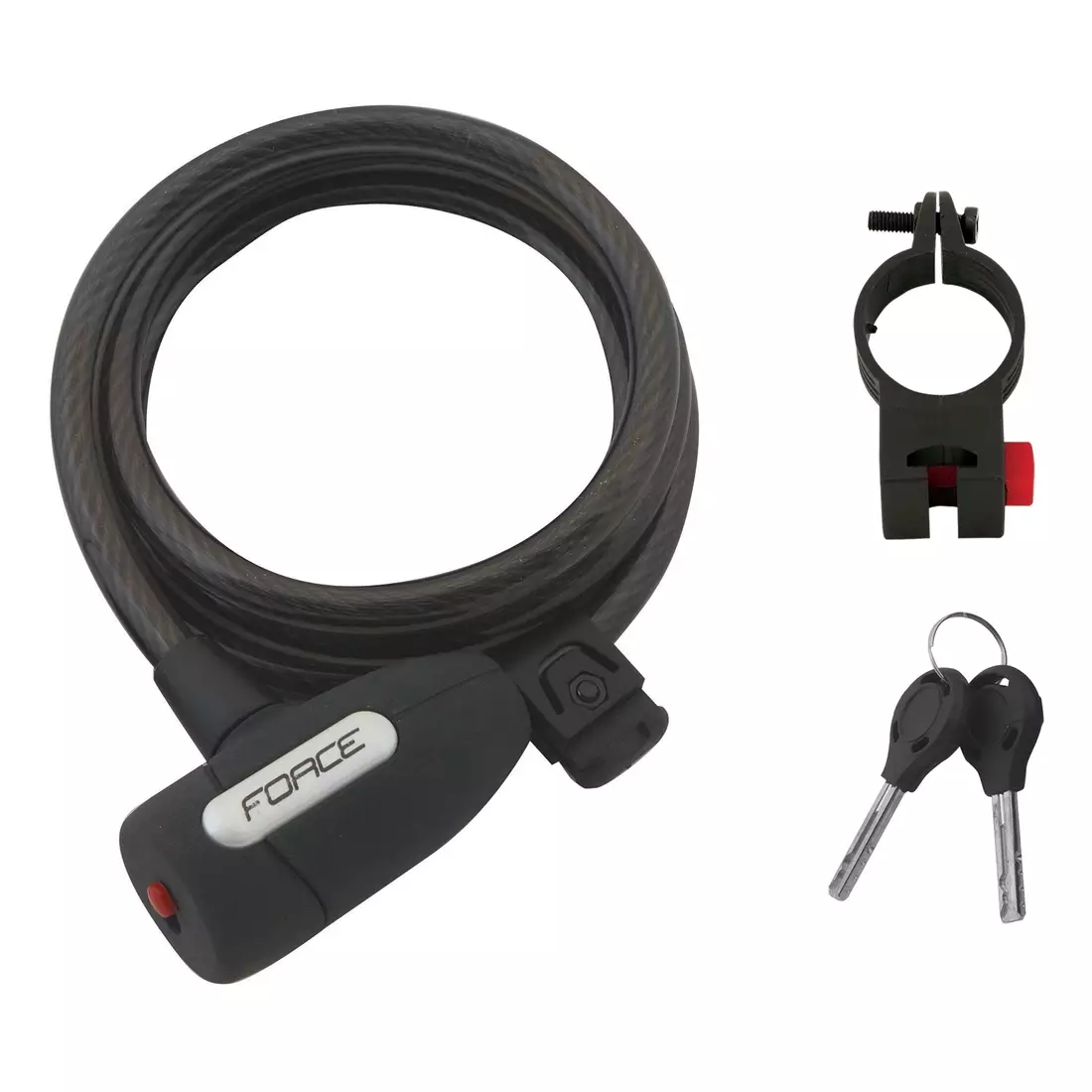 FORCE bicycle lock lux 150cm/10mm 49132