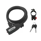 FORCE bicycle lock lux 180cm/8mm 49134