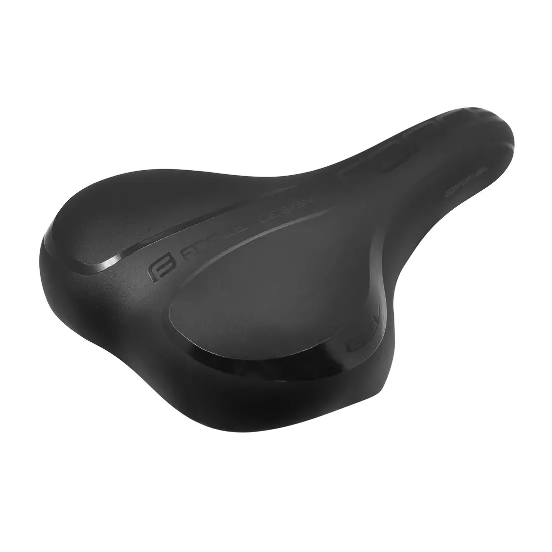 FORCE bicycle saddle comfort gel black 20175