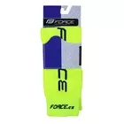 FORCE bicycle sleeves fluor yellow 900186-L-XL