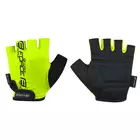 FORCE children's cycling gloves kid fluo yellow 905327-M