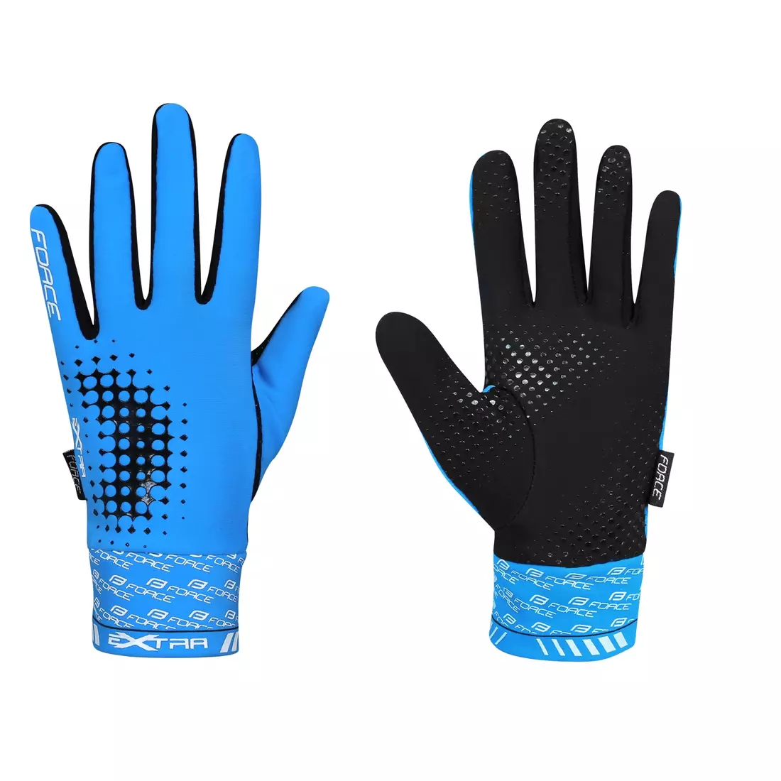 FORCE cycling gloves Extra blue 905700