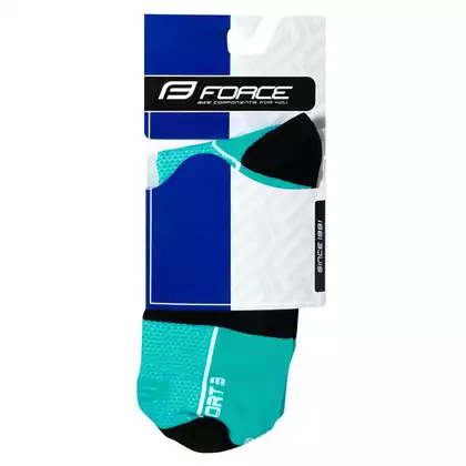 FORCE low cycling socks 3 blue-black 9009023