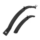 FORCE set of bicycle mudguards 26-28&quot; black 89901