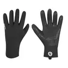 FORCE winter cycling gloves rainy neopren black 90464-L