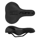 FORCE women's bicycle saddle comfort gel lady black 20176