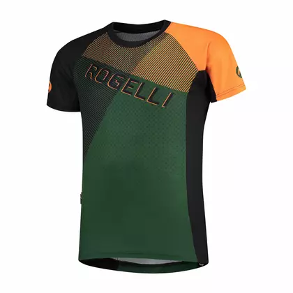 ROGELLI Adventure 060.113 Men bicycle t-shirt MTB green-black-orange