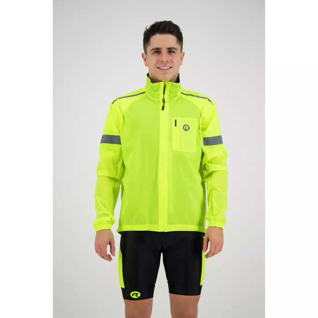 ROGELLI CLOUD 004.040 Bicycle rainjacket Fluo