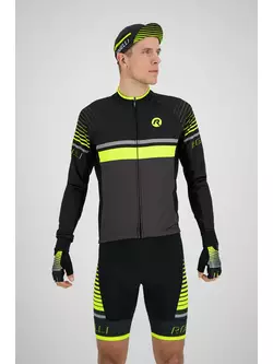 ROGELLI HERO 001.265 Men bicycle sweatshirt Grey-Black-Fluo