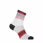 Rogelli HAPPY DOTS RCS-12 bicycle socks 007.146 White/Red