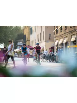 Rogelli Impress 010.160 Women Bicycle t-shirt Blue/Rose