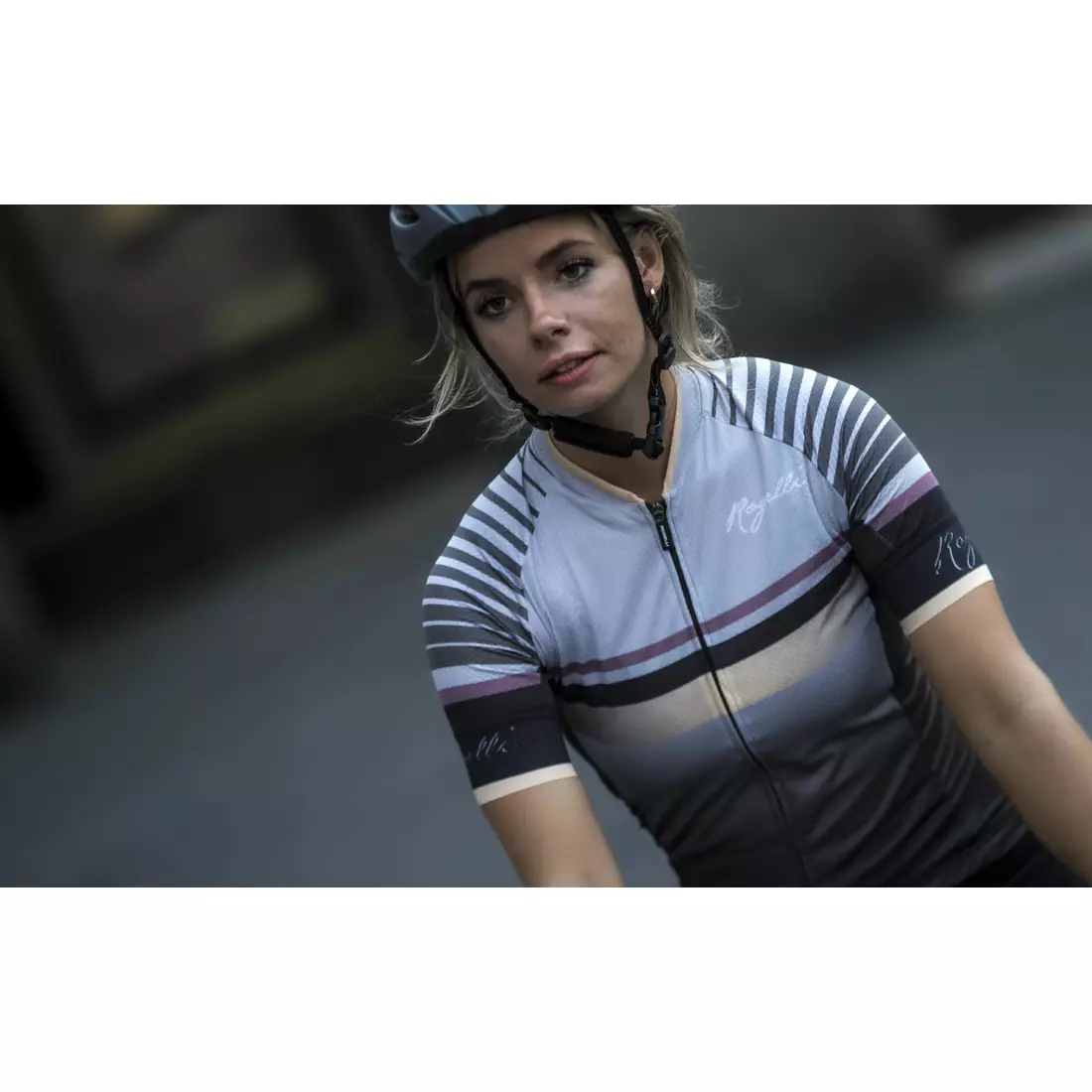 Rogelli Impress 010.162 Women Bicycle t-shirt Grey/Gold