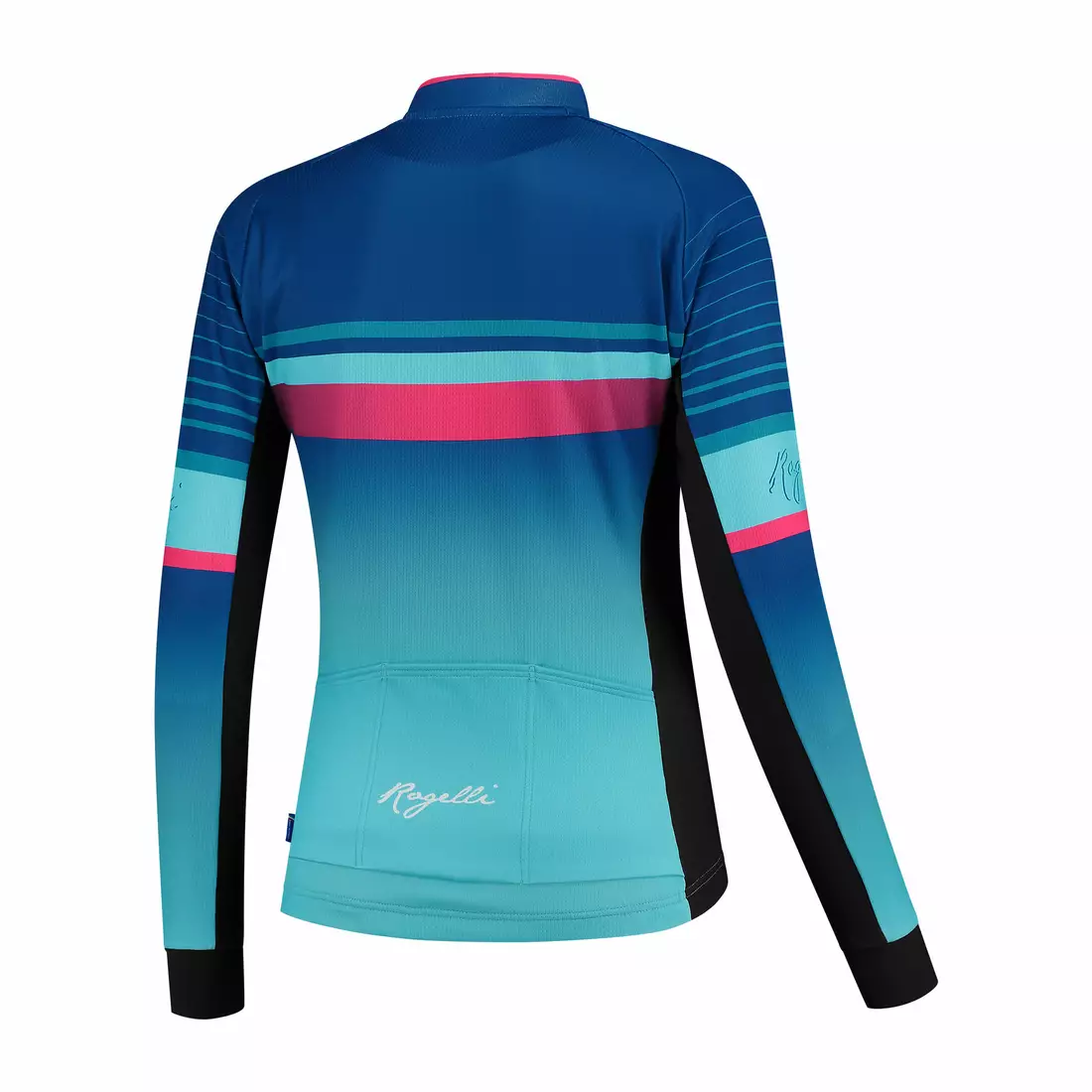 Rogelli Impress 010.190 Women bicycle sweatshirt Blue/Rose