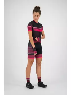 Rogelli Impress 010.288 Women bib shorts Black/Bordon/Pink 