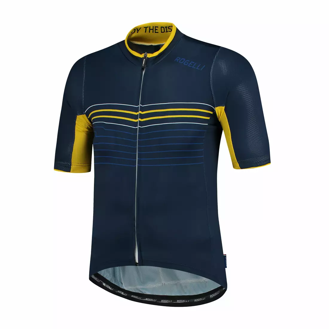 Rogelli Kalon 001.090 Men bicycle T-shirt Blue/Yellow