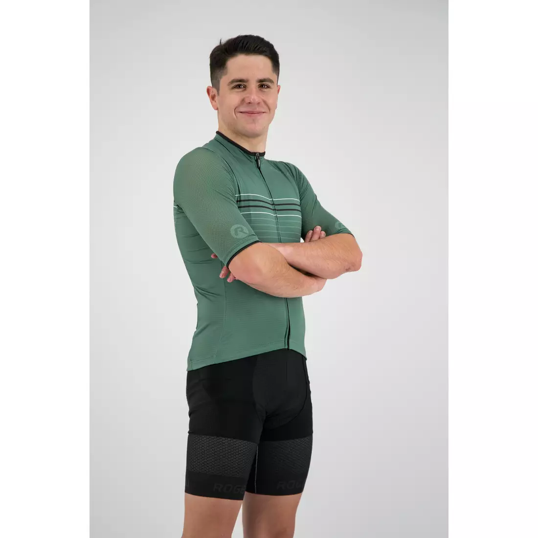 Rogelli Kalon 001.092 Men bicycle T-shirt Green