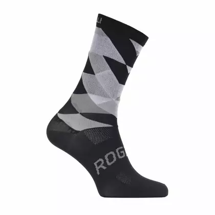 Rogelli SCALE RCS-14 bicycle socks 007.151 Black white