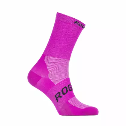 Rogelli SUNSHINE RCS-08 bicycle socks 007.142 Magenta / Pink