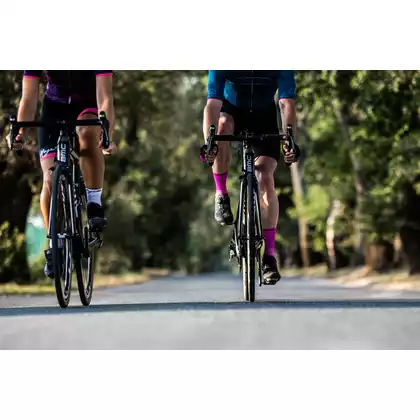 Rogelli SUNSHINE RCS-08 bicycle socks 007.142 Magenta / Pink