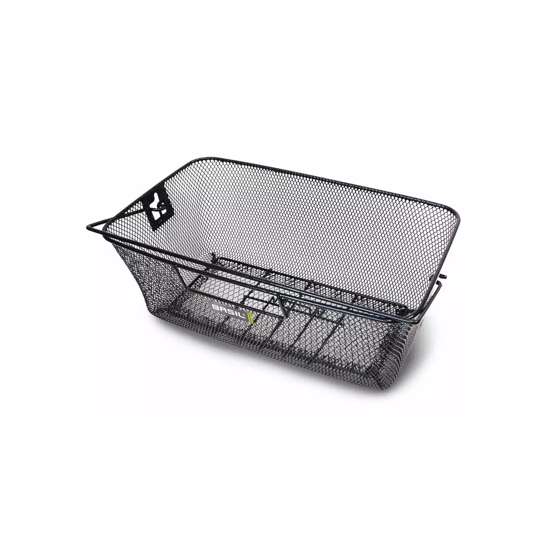 BASIL CONCORD bicycle basket for the rear carrier + fixing hooks, steel black (DWZ) BAS-11037