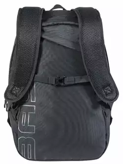 BASIL FLEX BACKPACK 17L, Bicycle backpack, it can be attached to the trunk Hook-On System, czarny BAS-17776