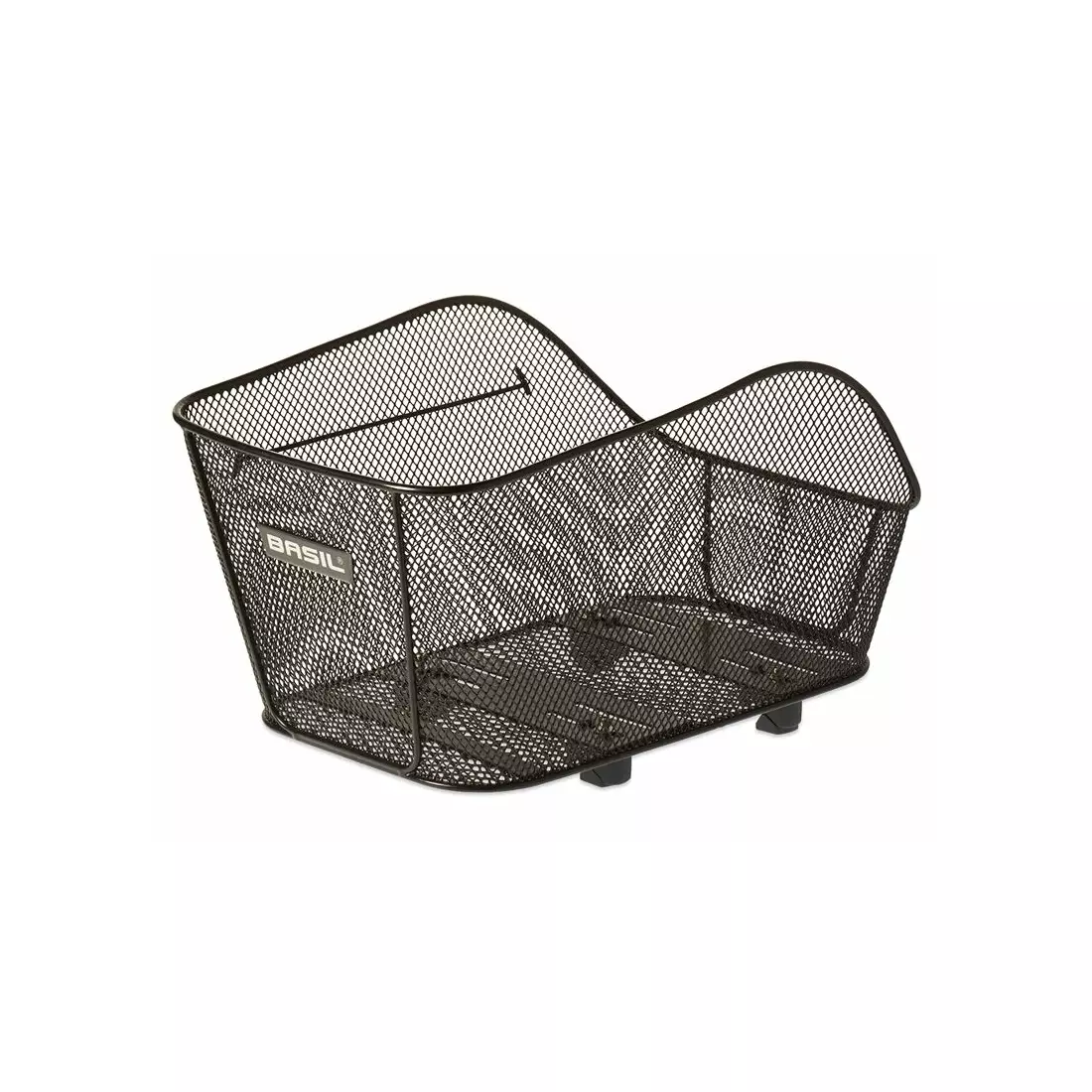 BASIL ICON M WSL-system, bicycle basket for rear rack, steel black BAS-11208