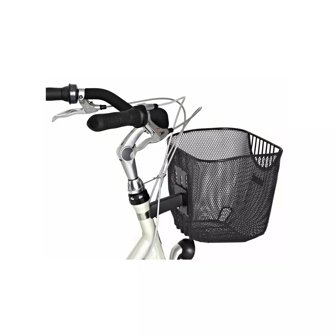 BASIL PERMANENT SYSTEM handlebar post mounting bracket, 22-26mm, bicycle basket fastening system (DWZ) BAS-70104