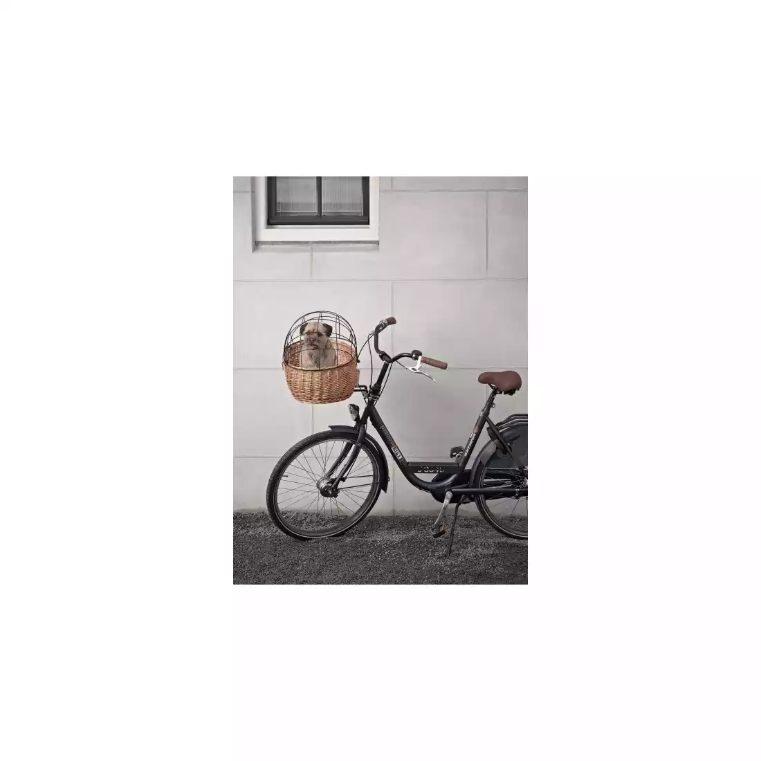 Dwars zitten Donau Baan BASIL PLUTO Bike basket for animal handlebars + cushion, wicker, absence of  a cover BAS-53007 | MikeSPORT